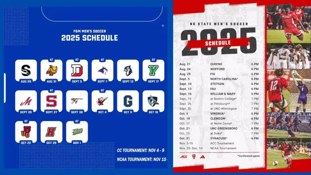 2025 NCAA Men's Soccer Tournament Schedule