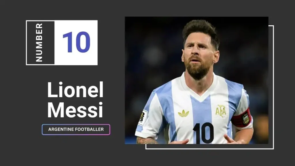 Lionel Messi Argentine footballer