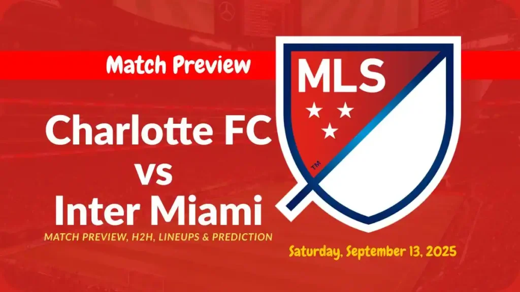 Charlotte FC vs Inter Miami Match, team news, H2H, lineups, and prediction