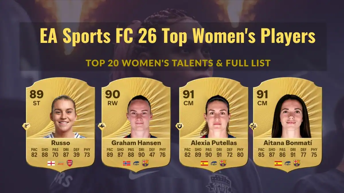 EA Sports FC 26 Top Women's Players Top 20 Women's Talents & Full List