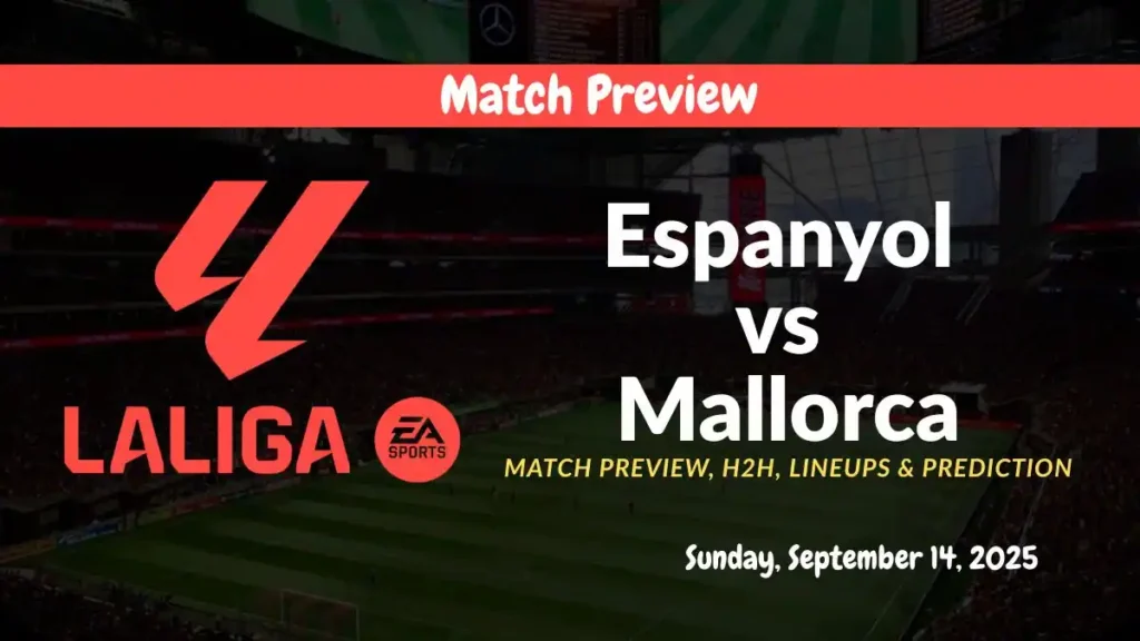 Espanyol vs Mallorca Match Preview, H2H, Lineups & Prediction