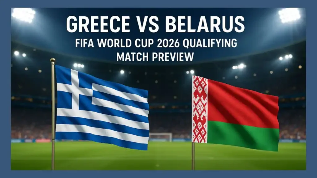 Greece vs Belarus FIFA World Cup 2026 Qualifying Match, team news, H2H, lineups and prediction Match Preview
