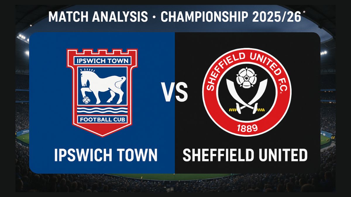 Ipswich vs Sheffield United Championship Match INFO, team news, H2H, lineups, and prediction