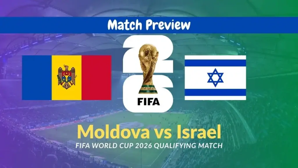Moldova vs Israel FIFA World Cup 2026 Qualifying Match, team news, H2H, lineups, and prediction