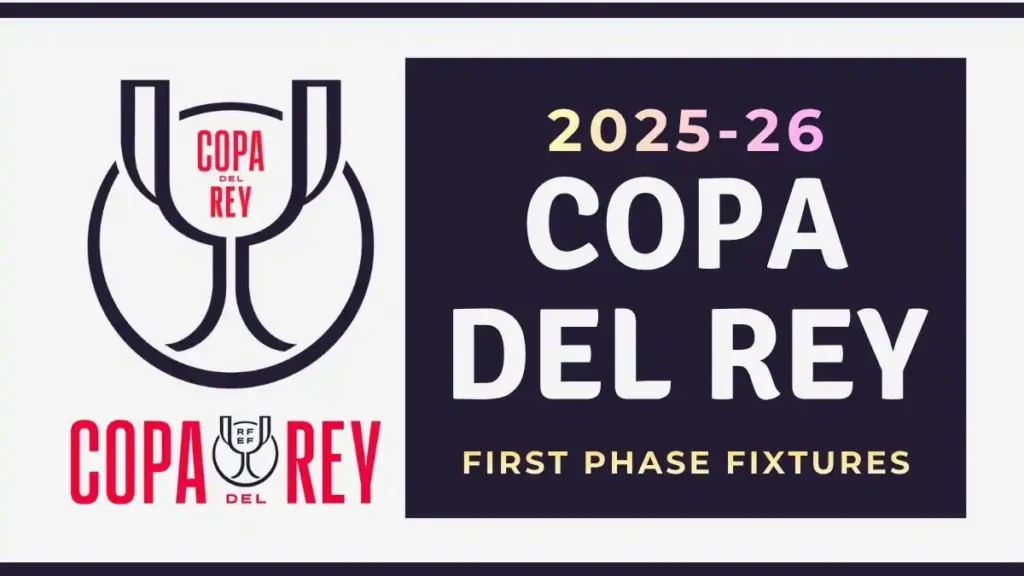 2025-26 Copa Del Rey first phase fixtures and results