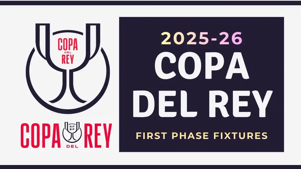 2025-26 Copa Del Rey first phase fixtures and results