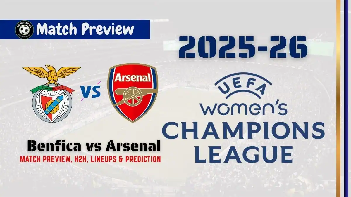 Benfica vs Arsenal Women's Champions League Match Preview