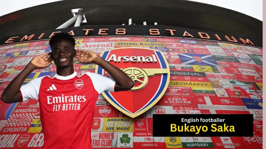 Bukayo Saka England National Team and Arsenal FC