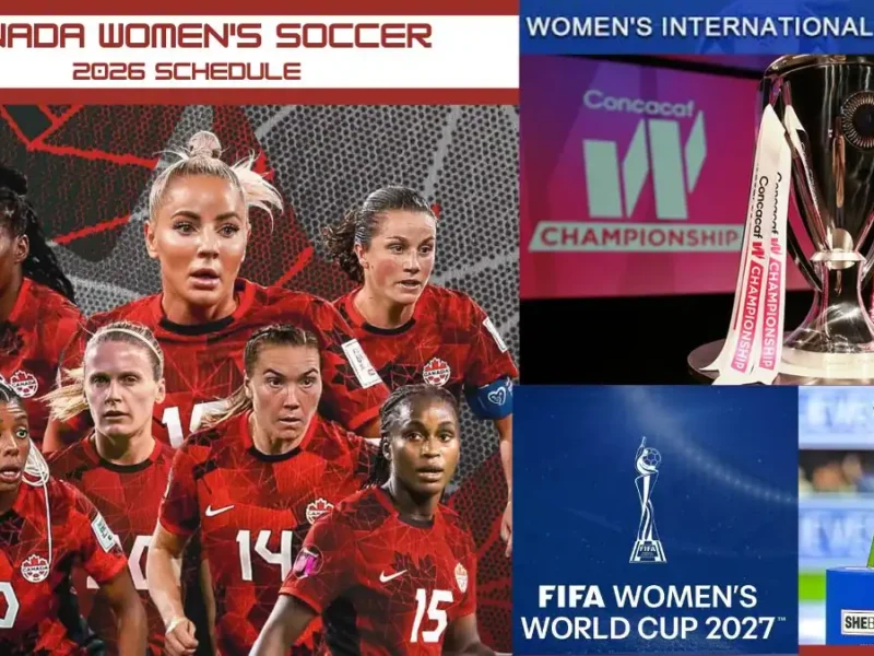 Canada Women’s Soccer 2026 Schedule