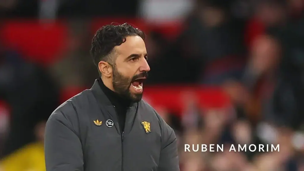 Ruben Amorim coach of the Manchester United Club