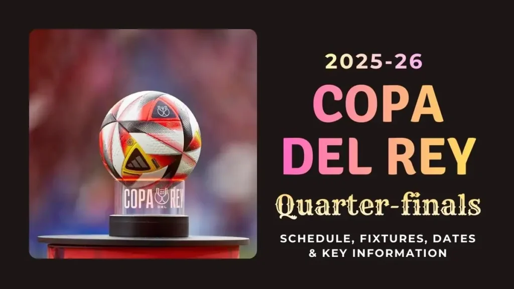 2025-26 Copa del Rey Quarter-finals Schedule