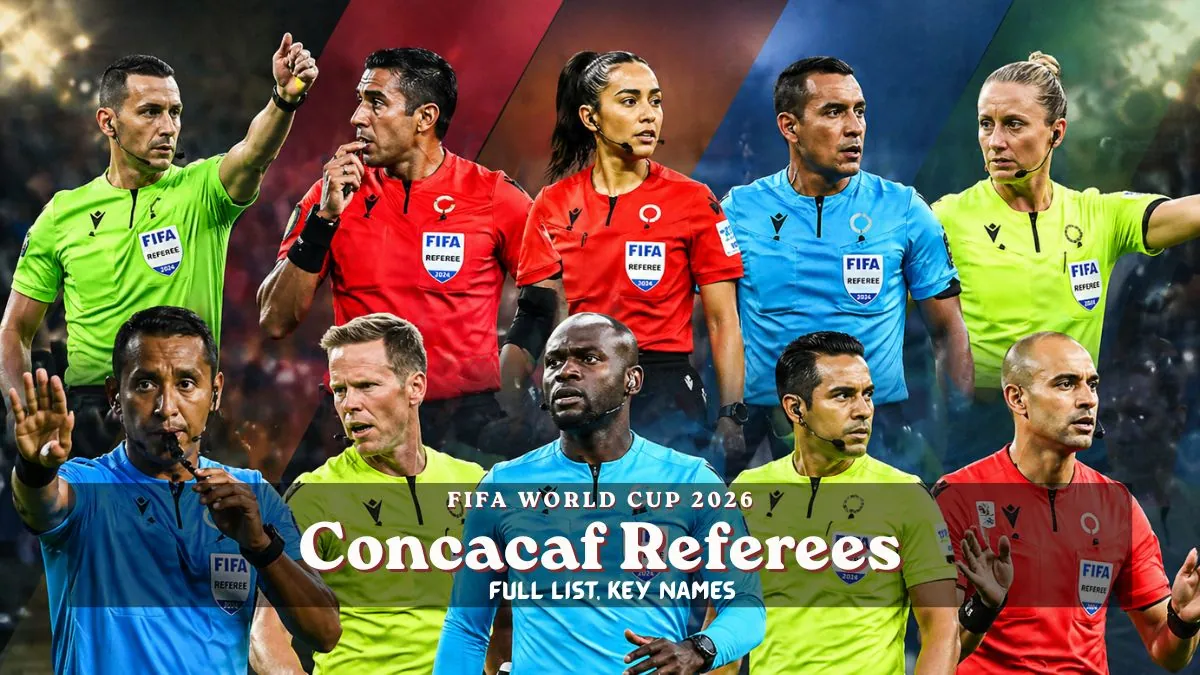 Concacaf Referees for FIFA World Cup 2026