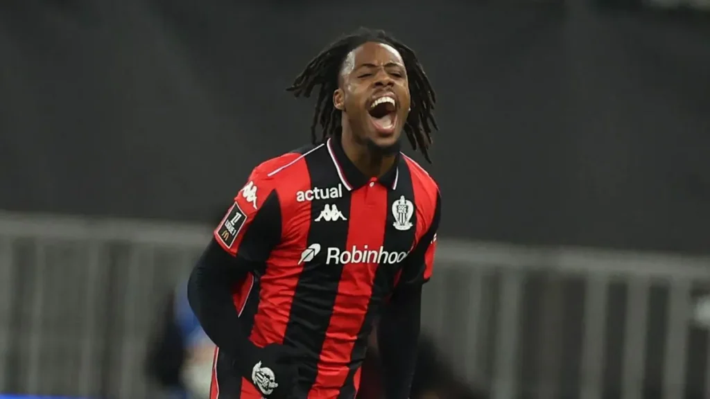 Elye Wahi Ligue 1 club Nice and Ivory Coast national team