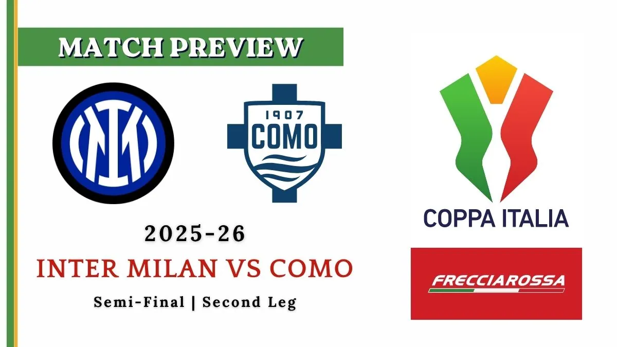 Inter Milan vs Como Preview Prediction, Team News & Lineups - 2025-26 Coppa Italia semifinal