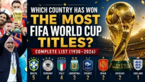 Most FIFA World Cup Titles Every Champion Ranked by Total World Cup Wins (1930–2026)